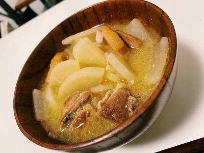 大根と鶏肉のみそ煮