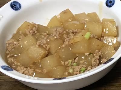コロコロ大根の炒めマーボー