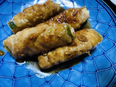 ズッキーニの肉巻き