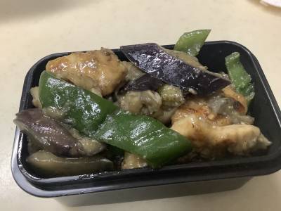 鶏肉となすのスタミナ炒め