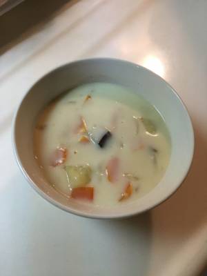 秋野菜のミルクシチュー