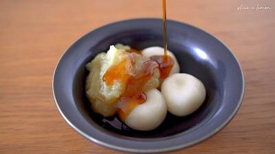 さつまいも白玉