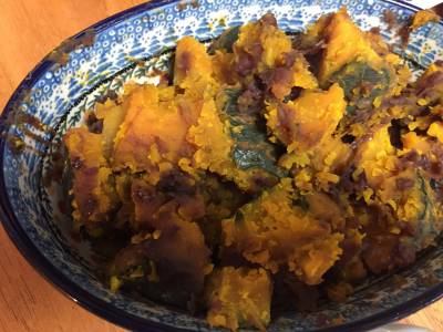 かぼちゃのいとこ蒸し