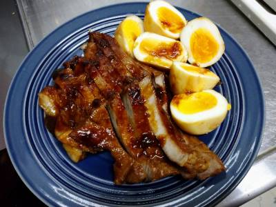 フライパン煮豚