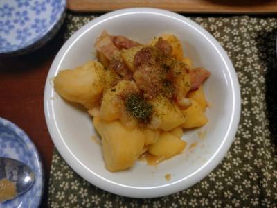 じゃがいもとベーコンの煮ころがし
