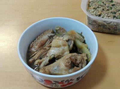 手羽元の黒酢煮