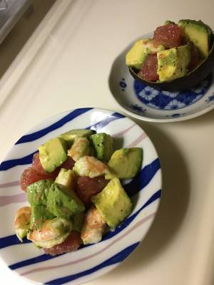 数の子えびアボカド