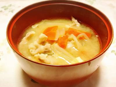 具だくさん豚汁