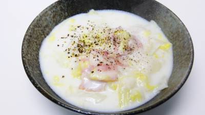 白菜のクリーム煮