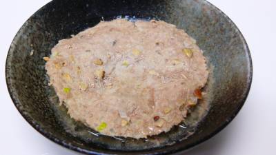 豚ひき肉の皿蒸し