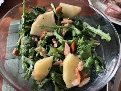 春菊とりんごのツナサラダ