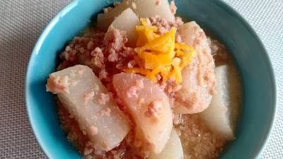 大根のそぼろ煮