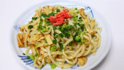 炒めきつねうどん