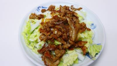 白菜のホットサラダ