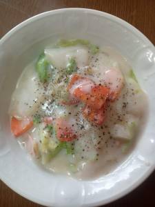 白菜のクリーム煮