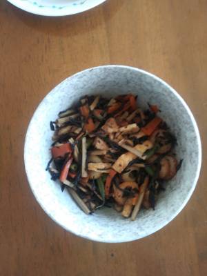 あっさりひじきの煮物