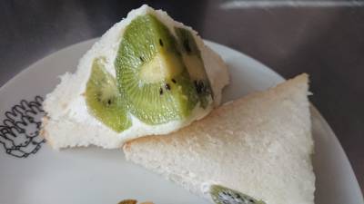 ヨーグルトクリームのフルーツサンド