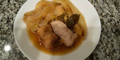 白菜と豚肉のラグー