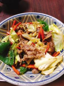 肉野菜炒め