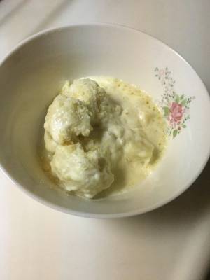 カリフラワーのミルク煮