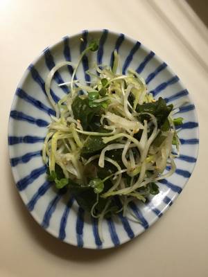 大根皮のピリ辛ナムル