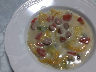 白菜のミルク煮