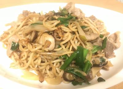 広東風しょうゆ焼きそば