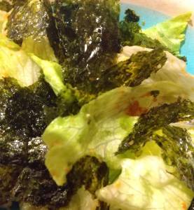 レタスののりもみサラダ