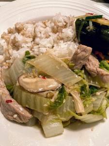 白菜とひき肉のうま煮