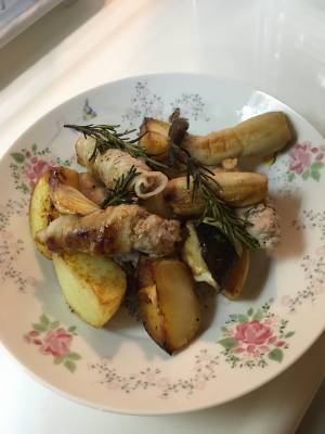 豚もものハーブマリネ焼き