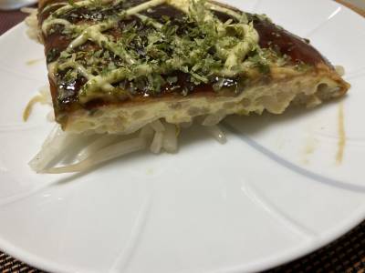 卵ともやしのドカンとドーム焼き