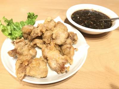 揚げ鶏のねぎソース