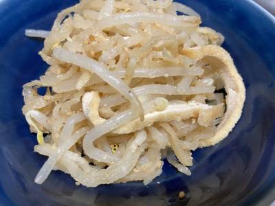 もやしと切り干し大根のごま酢あえ