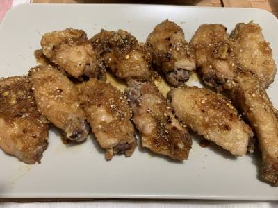 鶏手羽の甘辛揚げ