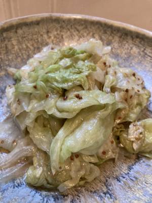 レタスのおひたし