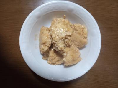 鶏だんごの照り煮