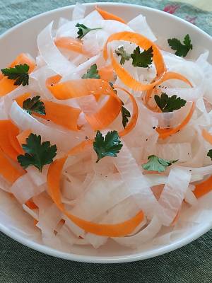 紅白リボンサラダ