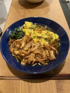 ねぎたまきつねそば