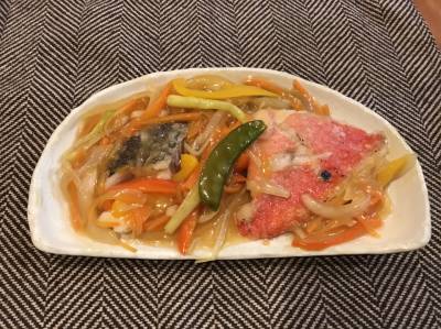 白身魚のあんかけ