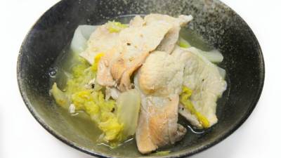 白菜と豚肉の香り蒸し煮