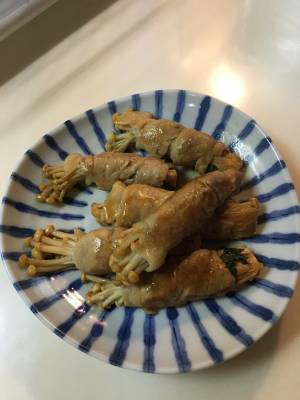 えのきの豚肉巻き