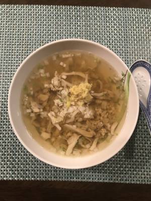 鶏スープかけご飯