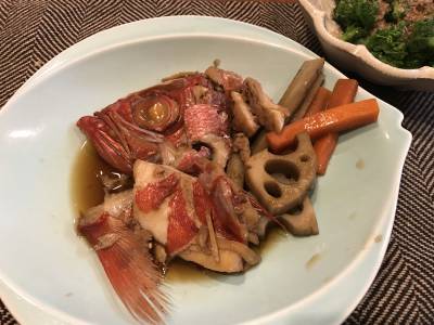 きんめの煮つけ