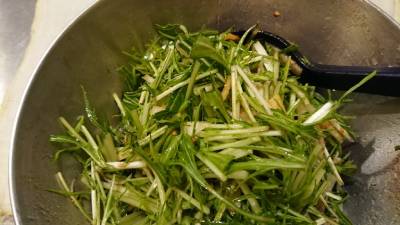 水菜と大根のサラダ