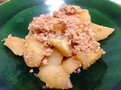 じゃがいものそぼろ煮