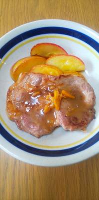 ポークとりんごのソテー