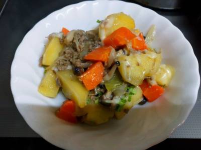 チーズ肉じゃが