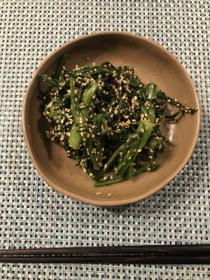 春菊のごまあえ