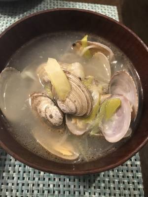 あさりのねぎ汁