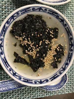 長芋とのりのスープ